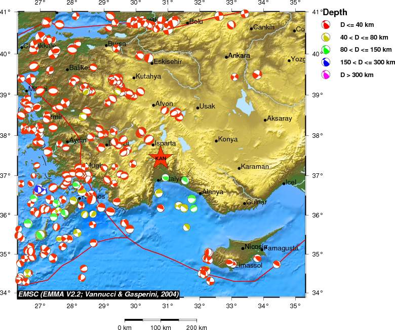 Regional moment Tensor