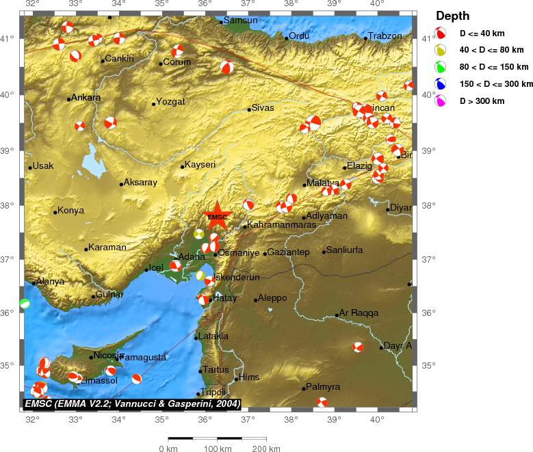 Regional moment Tensor