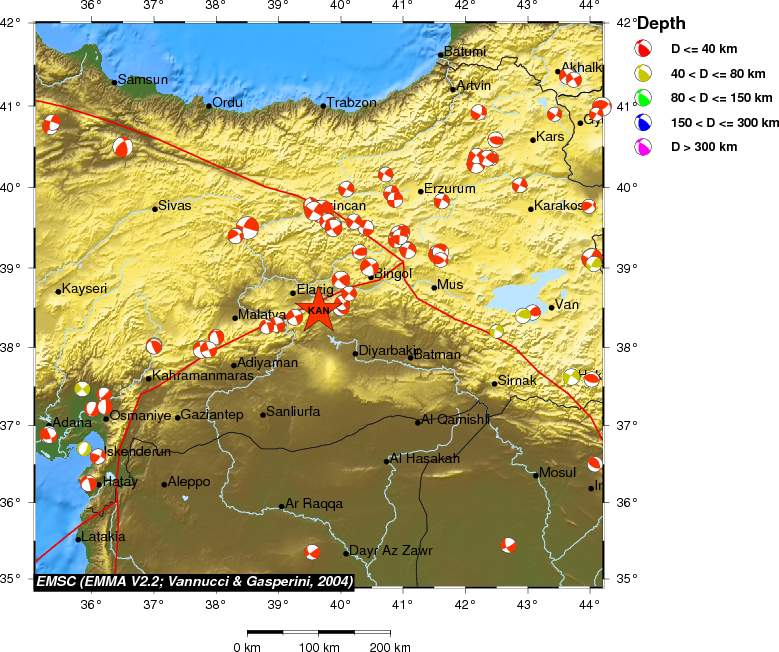 Regional moment Tensor