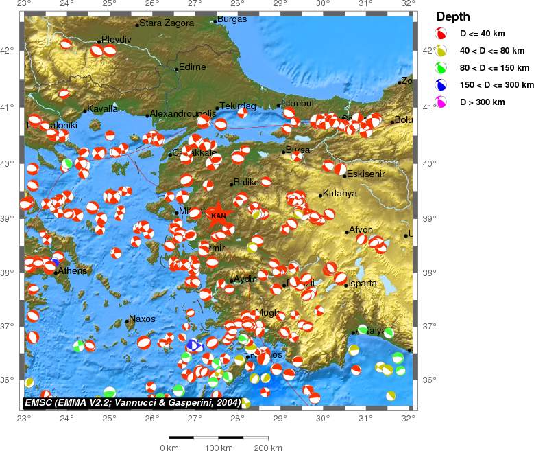 Regional moment Tensor