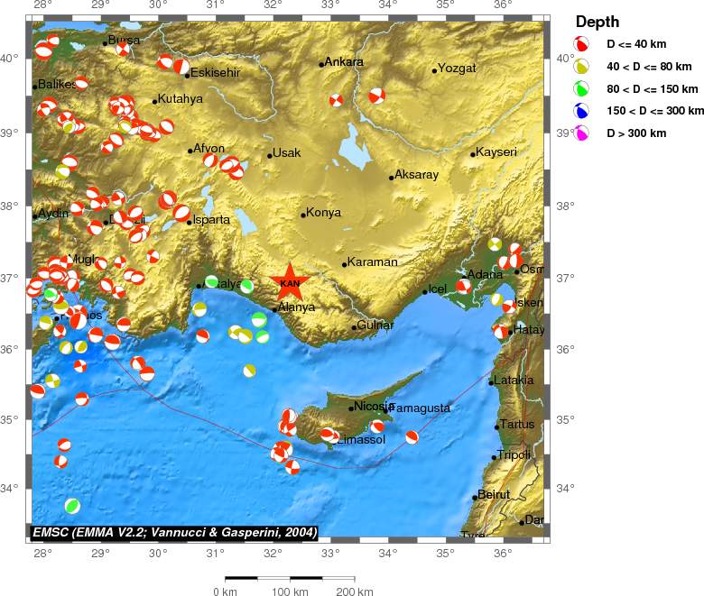 Regional moment Tensor