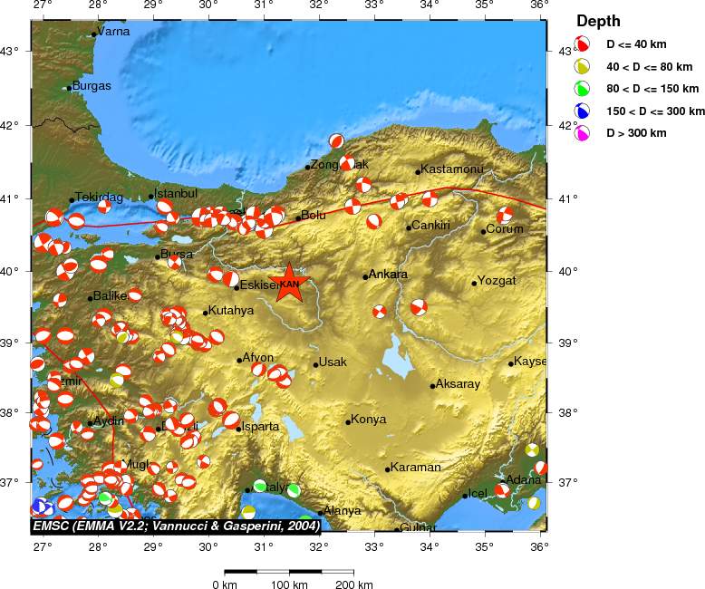 Regional moment Tensor