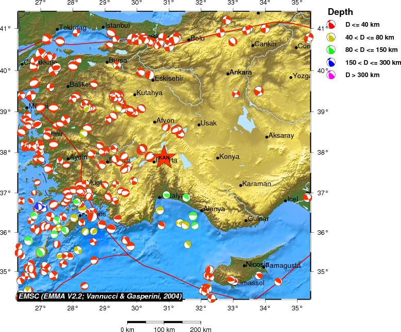 Regional moment Tensor