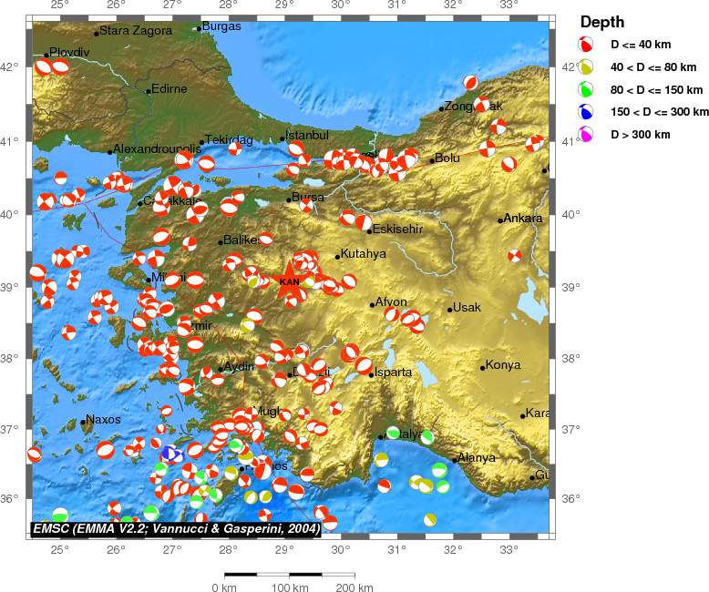 Regional moment Tensor
