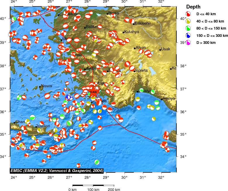 Regional moment Tensor