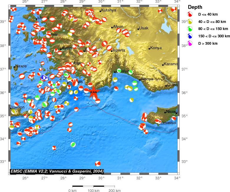 Regional moment Tensor