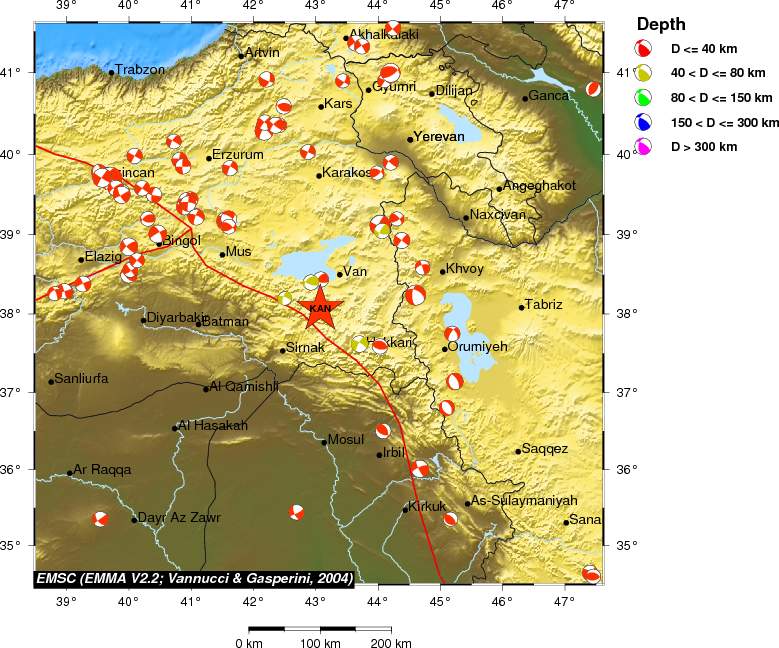 Regional moment Tensor