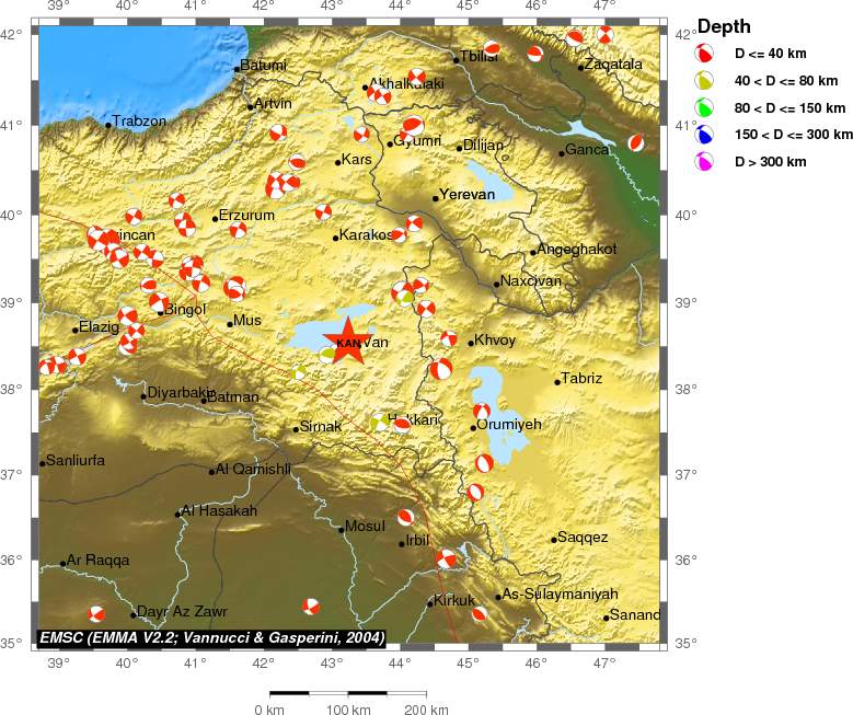 Regional moment Tensor