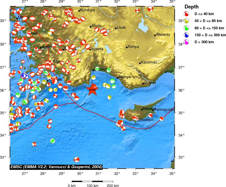 Regional moment Tensor