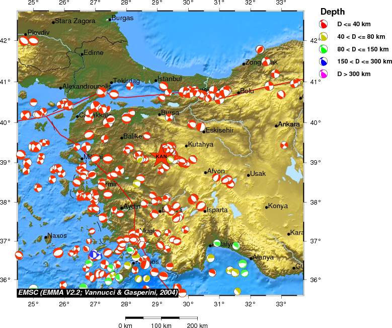 Regional moment Tensor