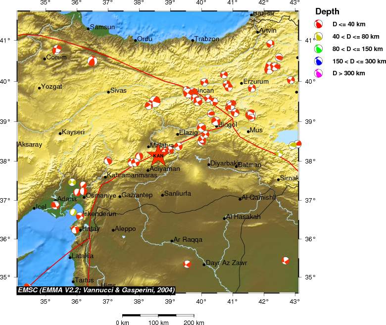 Regional moment Tensor