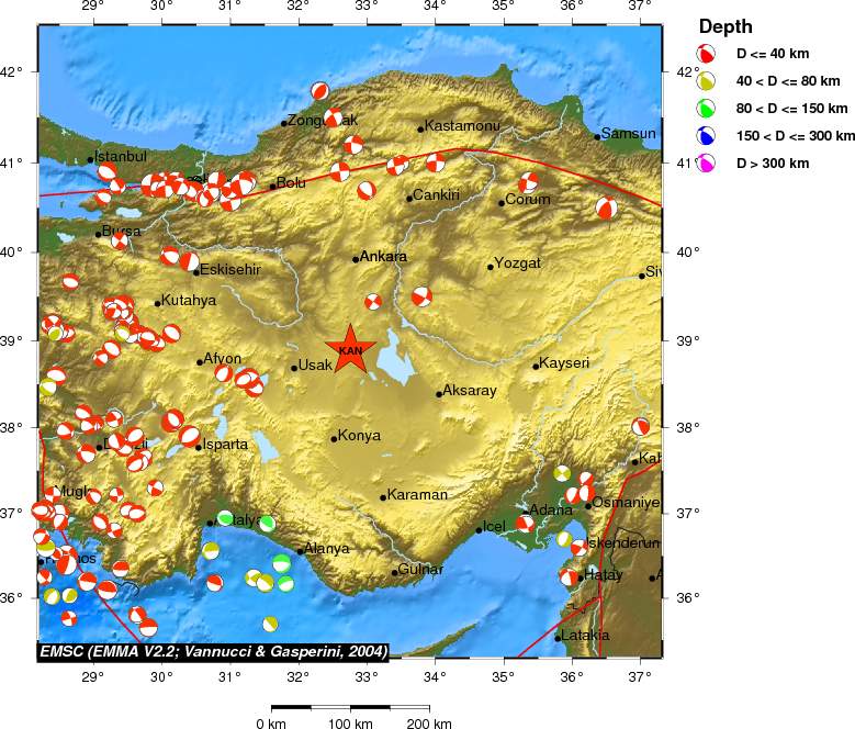 Regional moment Tensor