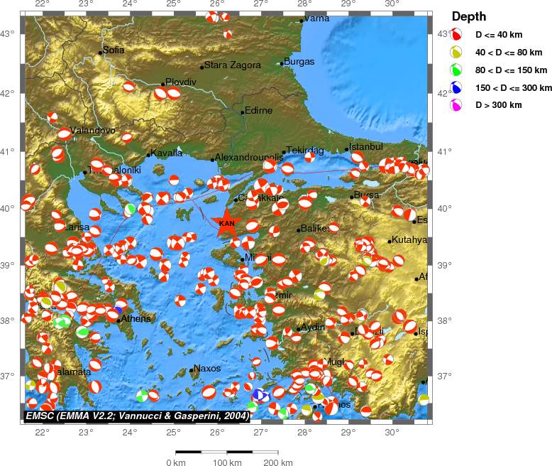 Regional moment Tensor