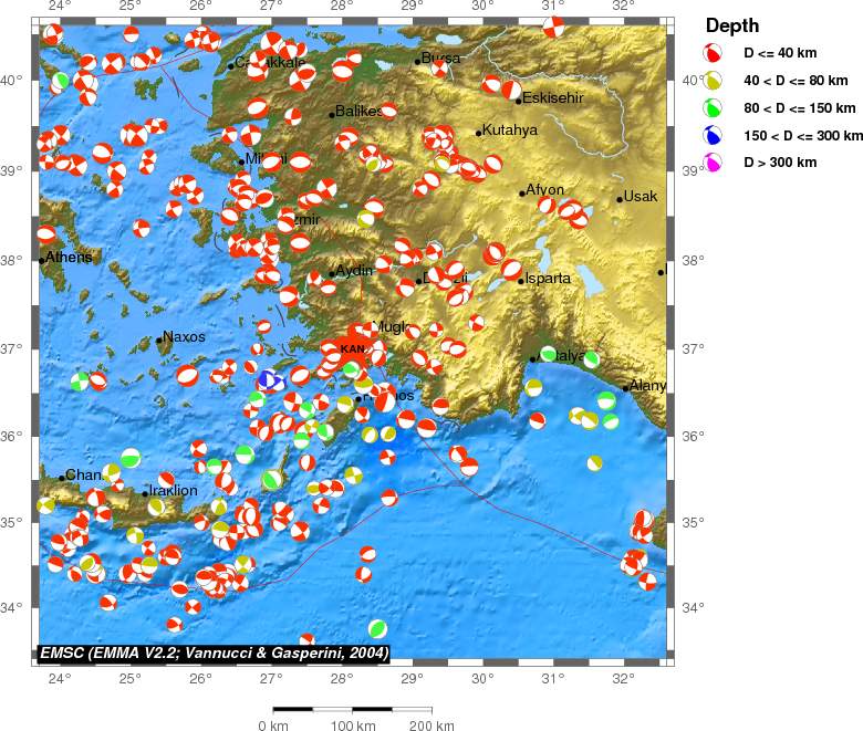 Regional moment Tensor