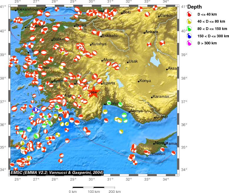 Regional moment Tensor