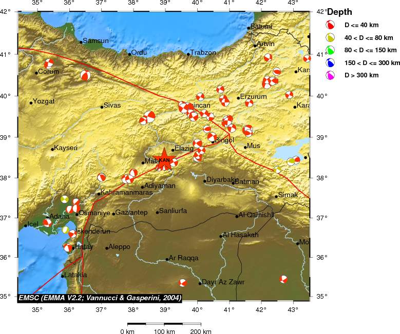Regional moment Tensor