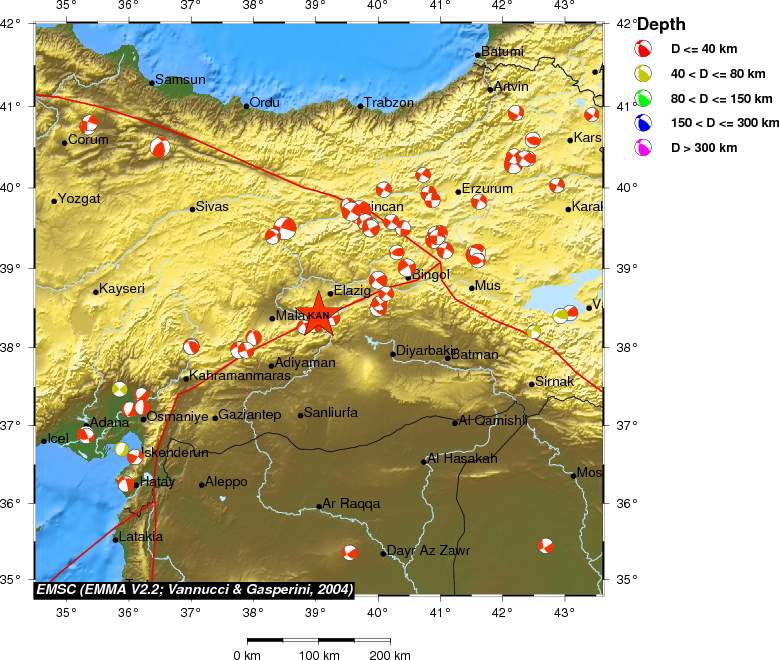 Regional moment Tensor