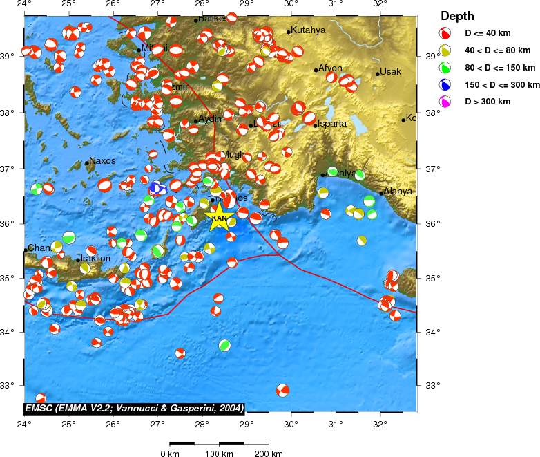 Regional moment Tensor