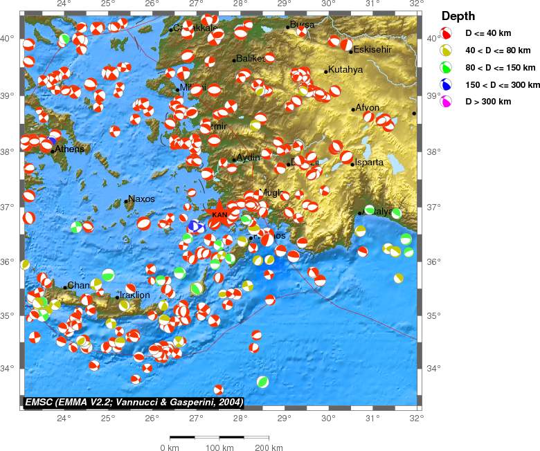 Regional moment Tensor