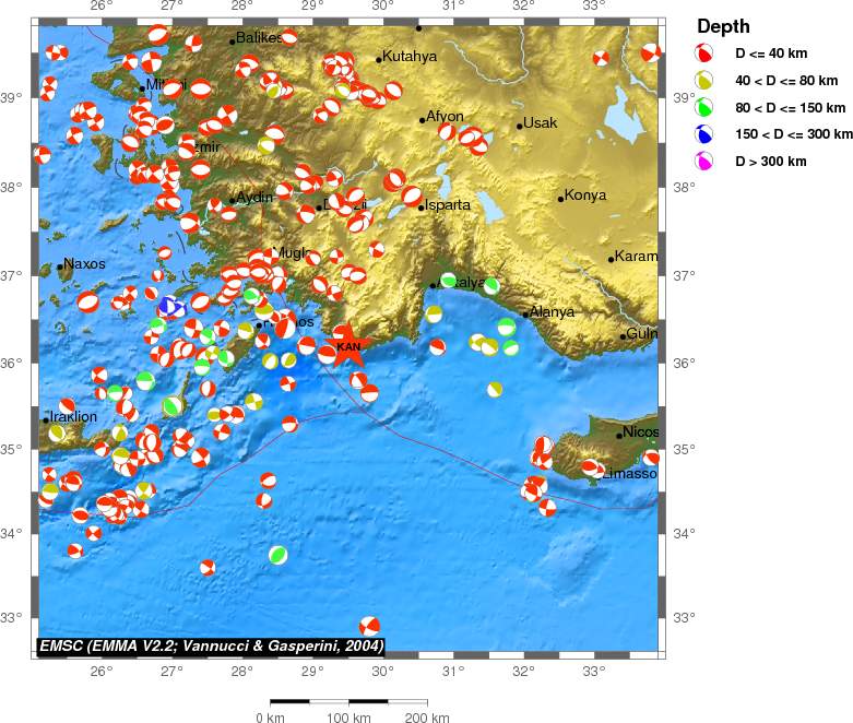 Regional moment Tensor