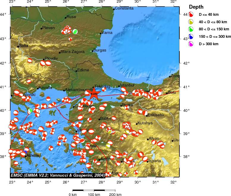 Regional moment Tensor
