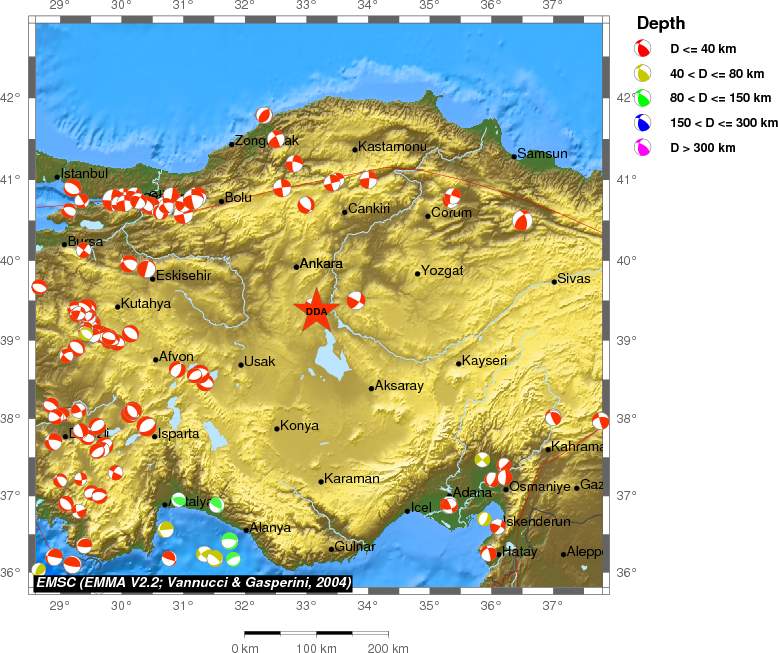 Regional moment Tensor