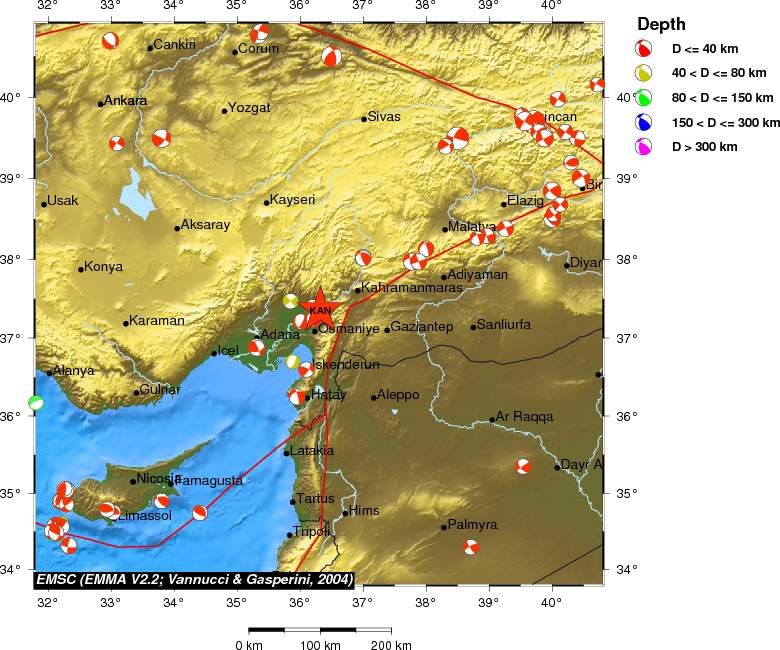 Regional moment Tensor