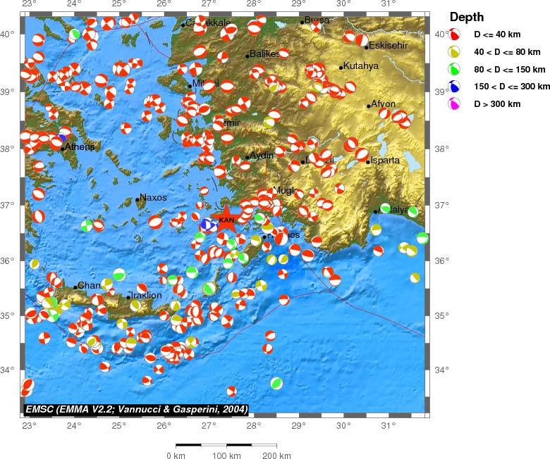 Regional moment Tensor