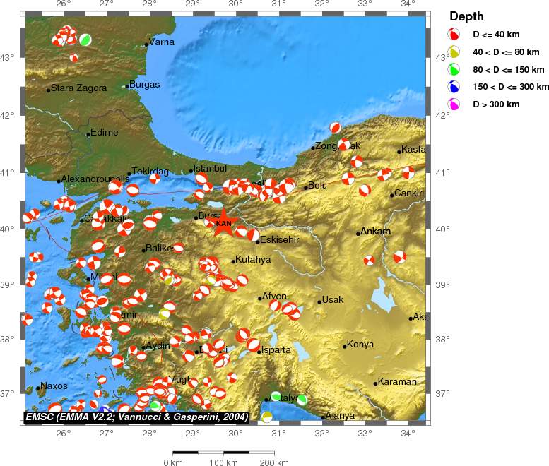 Regional moment Tensor