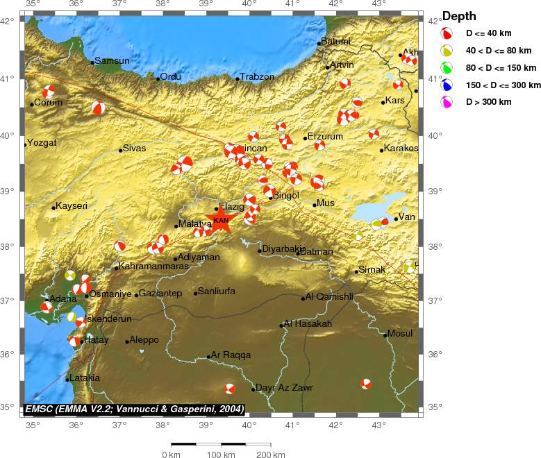 Regional moment Tensor