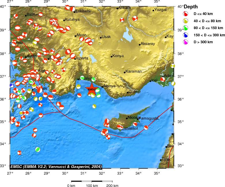 Regional moment Tensor