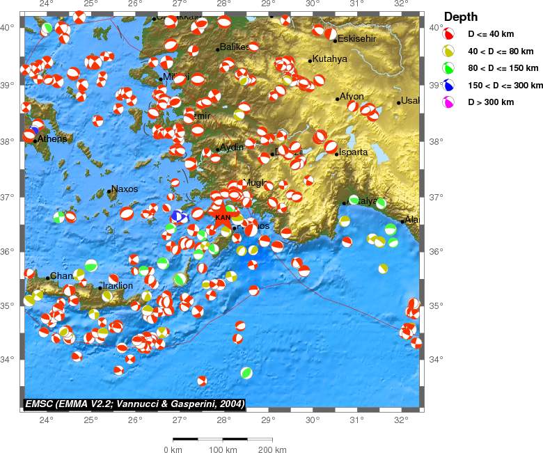 Regional moment Tensor