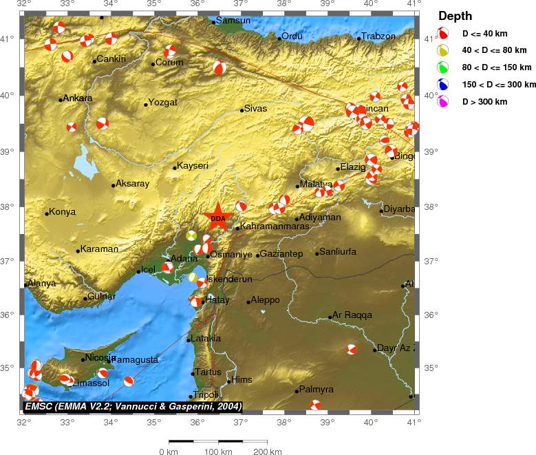 Regional moment Tensor