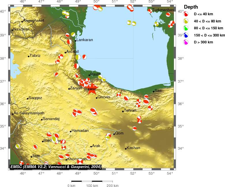 Regional moment Tensor