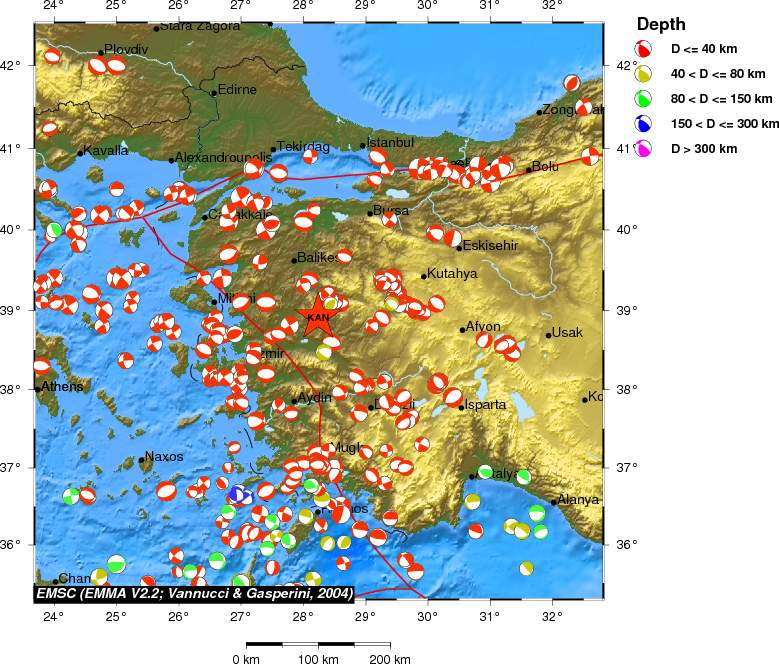 Regional moment Tensor