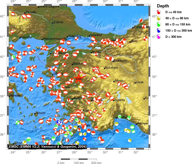 Regional moment Tensor