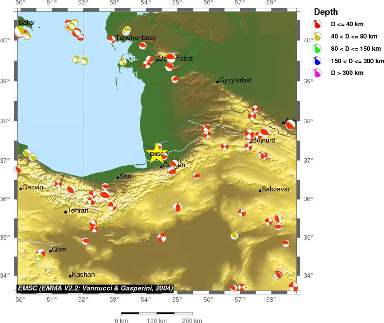 Regional moment Tensor