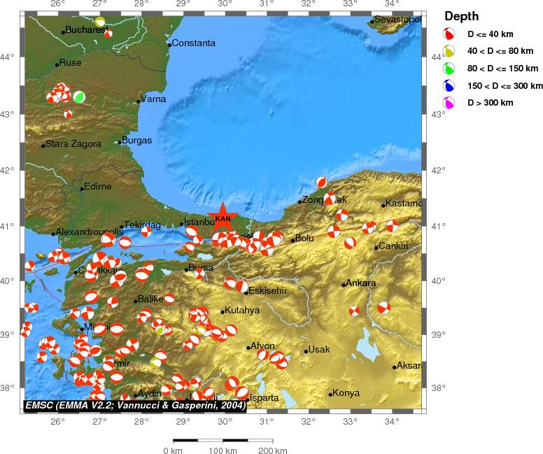 Regional moment Tensor