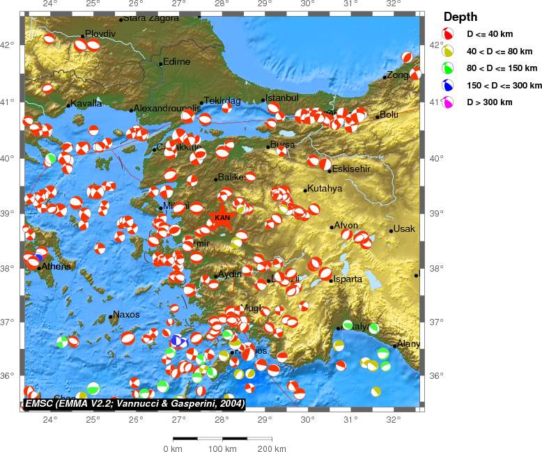 Regional moment Tensor