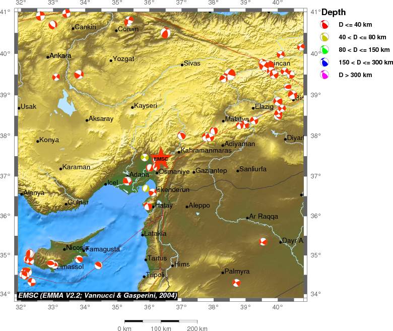 Regional moment Tensor