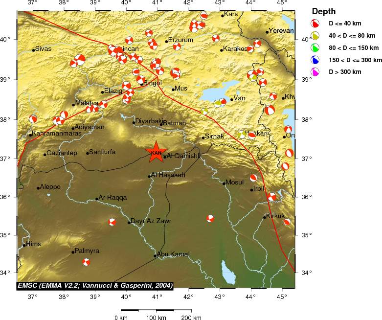 Regional moment Tensor