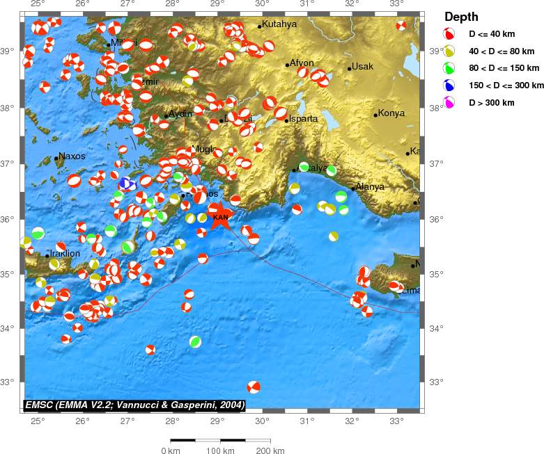 Regional moment Tensor