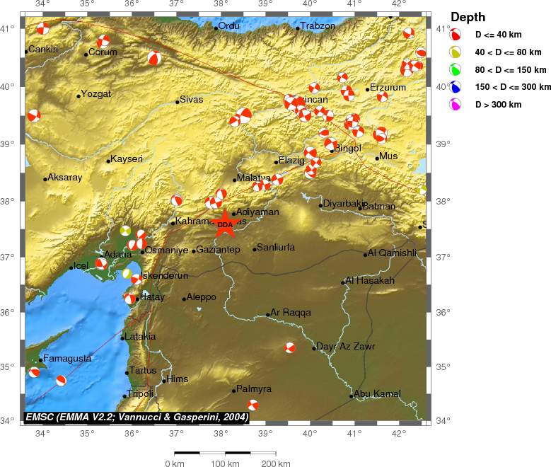 Regional moment Tensor