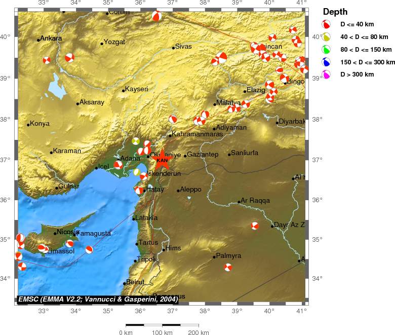 Regional moment Tensor
