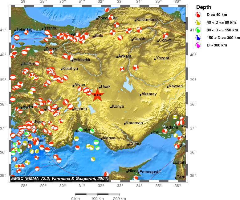 Regional moment Tensor