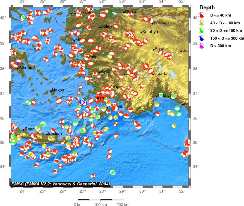 Regional moment Tensor