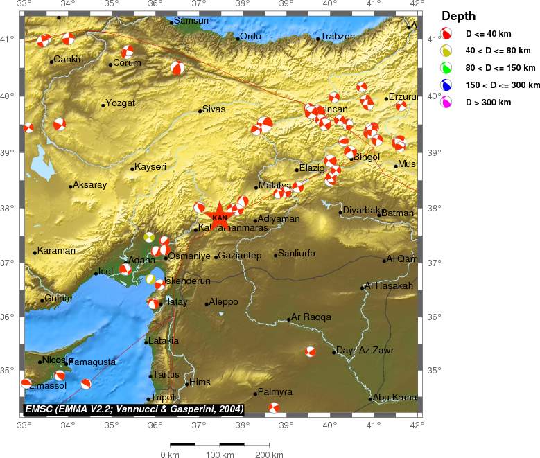 Regional moment Tensor