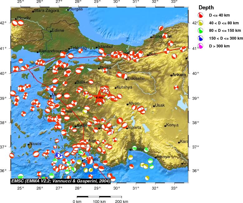 Regional moment Tensor