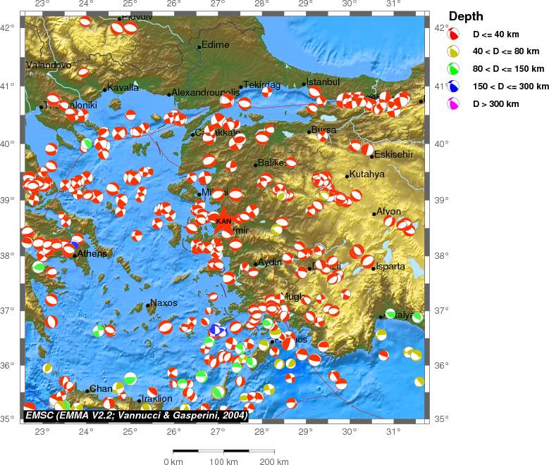 Regional moment Tensor