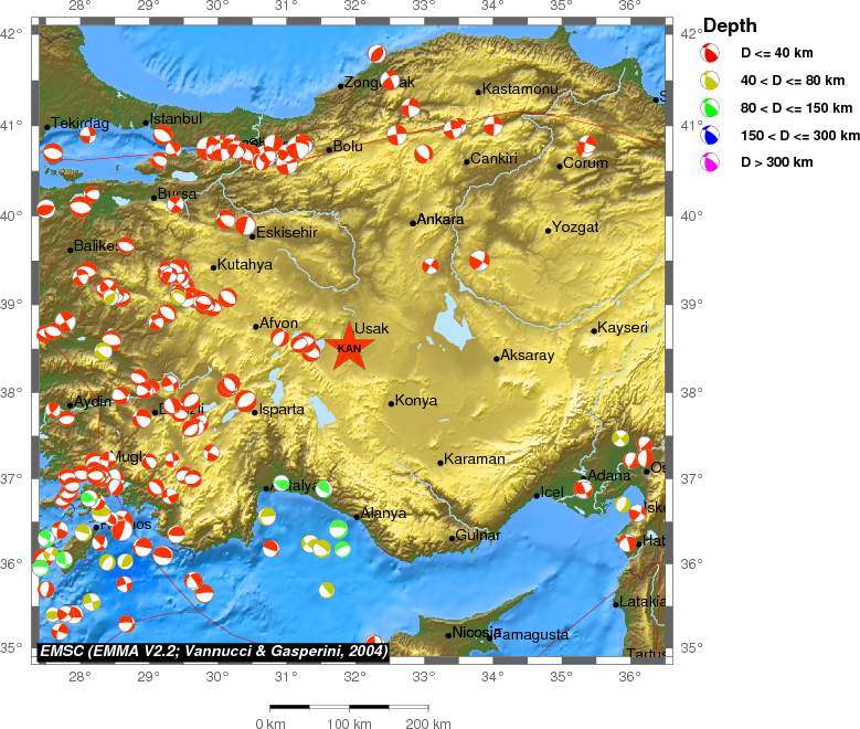 Regional moment Tensor